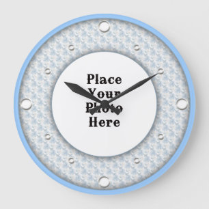 Papillons encadrez votre horloge murale photo