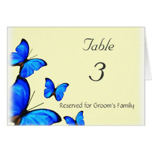 Papillons épousant la carte de nombre de Tableau