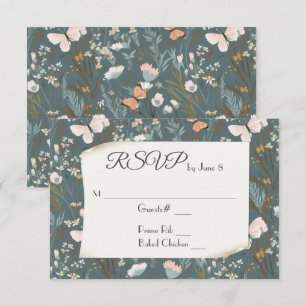 Papillons et fleurs sauvages pour réponse de maria