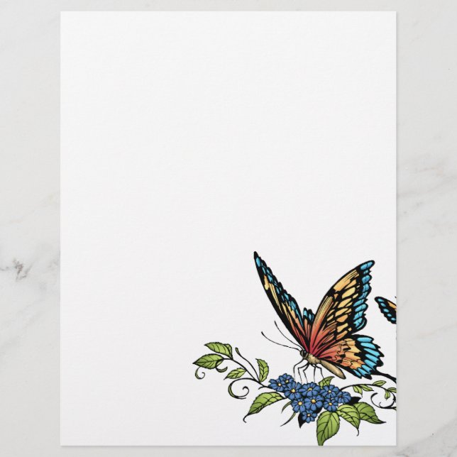 Papillons et papillons couleur par Al Rio (Devant)