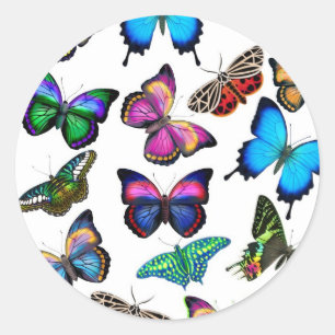 Papillons Fluttant Par Sticker