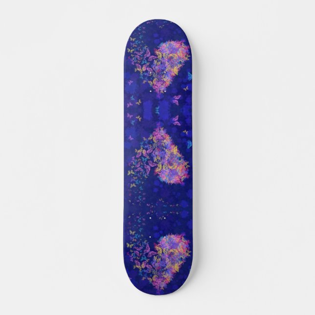 Papillons Heart Skateboard - Love (Devant)