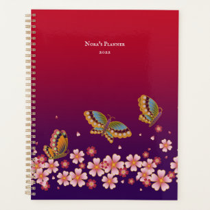 Papillons japonais Sakura Blossoms Personnalisé
