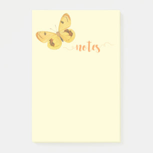 Papillons jaunes Vintage Art Post-it Notes