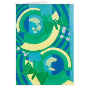 Papillons Jazz Pochoir Art Déco vintage