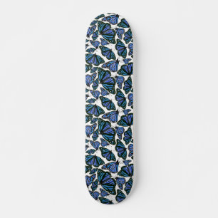 Papillons Monarque Bleu Skateboard