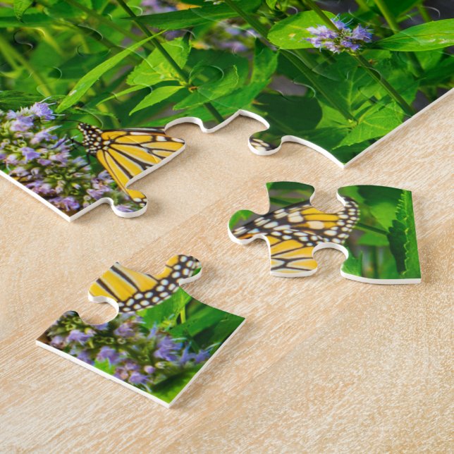 Papillons Monarques 11 x 14 Puzzle - Difficile (Côté)