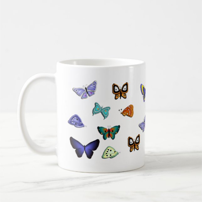 Papillons Mug (Gauche)