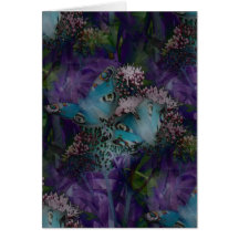 Papillons Paon en Violet par KABFA Designs