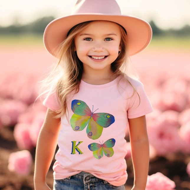 Papillons peints Premier initial (Créateur téléchargé)