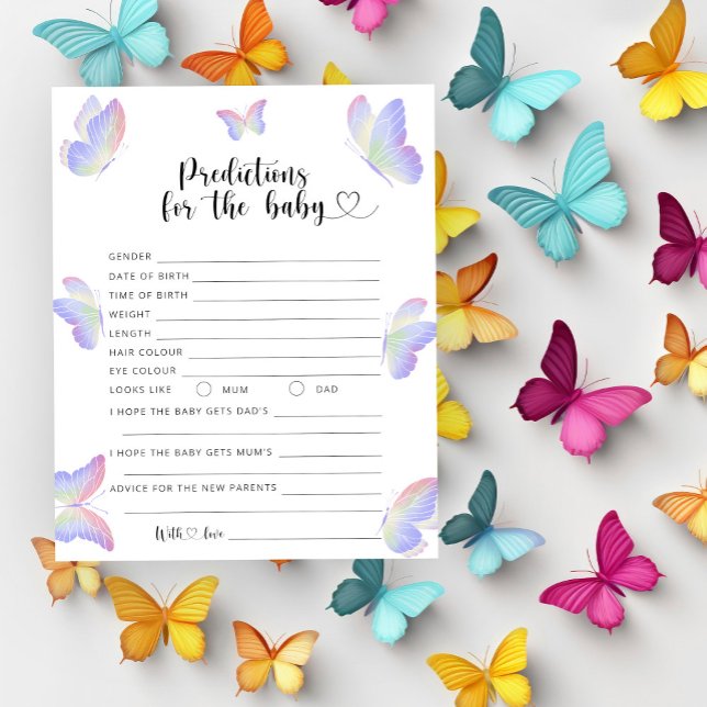 Papillons - prédictions et conseils pour bébé (Créateur téléchargé)