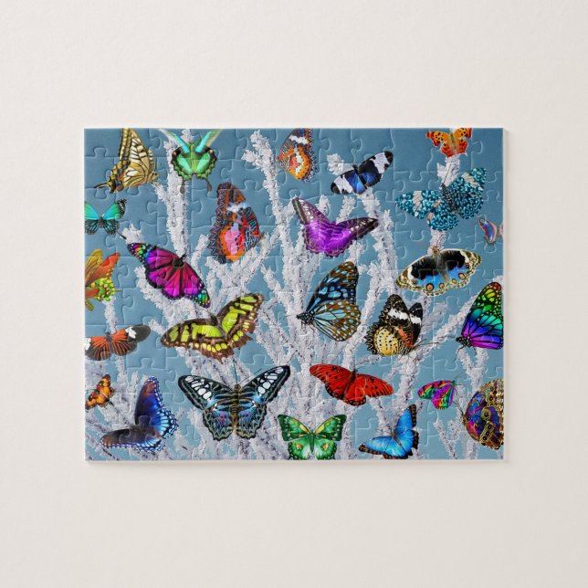 Papillons puzzle puzzle nature enfants cadeaux ani (Horizontal)