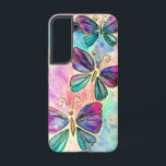 Papillons rose violet Samsung Coque Galaxy<br><div class="desc">Papillons colorés Flying Samsung Galaxy Coques ou coques iphone - Peinture - Personnalisable - Choisissez / Ajoutez votre texte unique - Nom / Couleurs / Police / Taille / Éléments - Image / Plus - Faites votre cadeau spécial - Redimensionnez et déplacez ou ajoutez des éléments / du texte avec...</div>