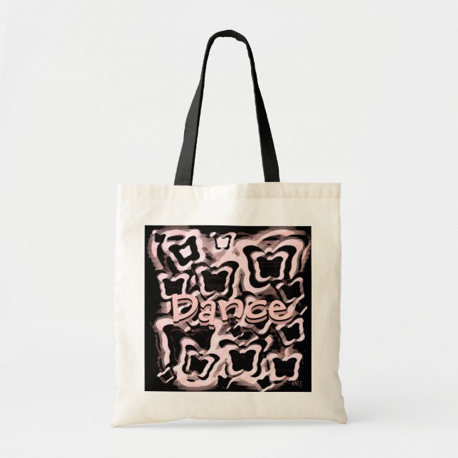 Papillons roses PB sac de danse (Devant)