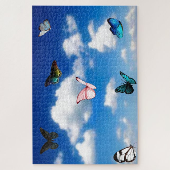 Papillons Sky Jigsaw Puzzle (Vertical)