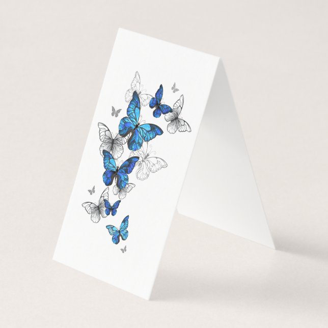 Papillons volants bleus Morpho (Back)