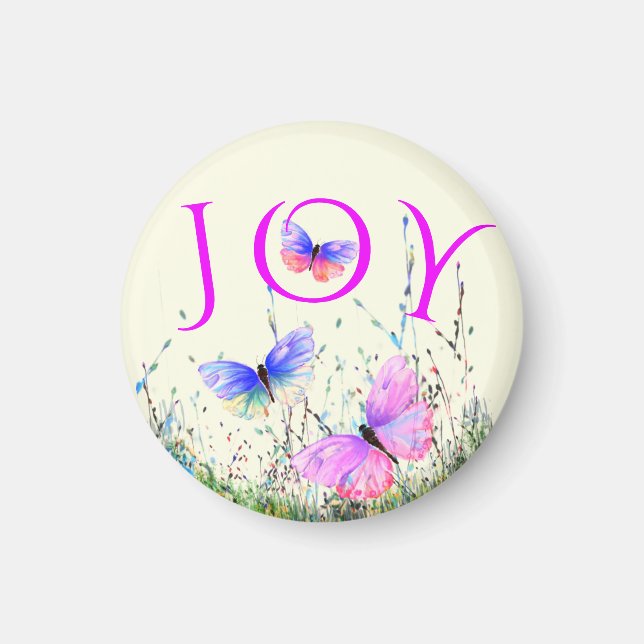Papillons volants colorés Magnet Spring Joy (Devant)