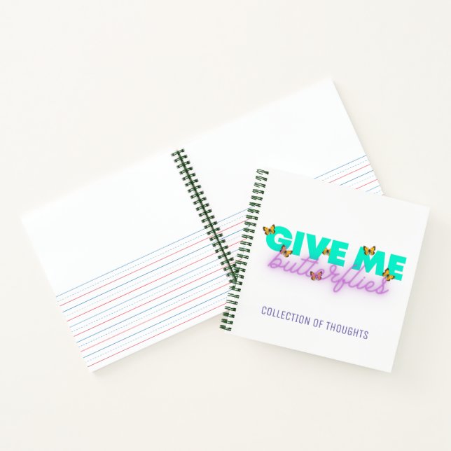 Papillons Yoga Daily Journal & Sketch (Intérieur)