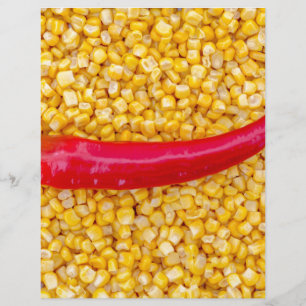 Paprika sur le maïs