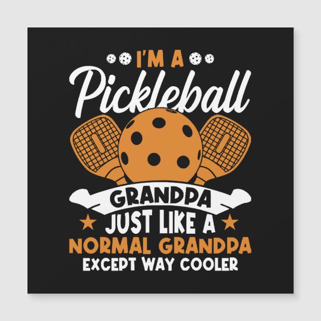 Papy joueur de pickleball cool (Devant)