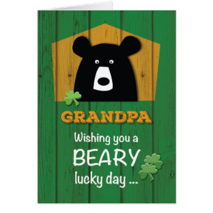 Papy Ours & Trèfles à la Saint-Patrick