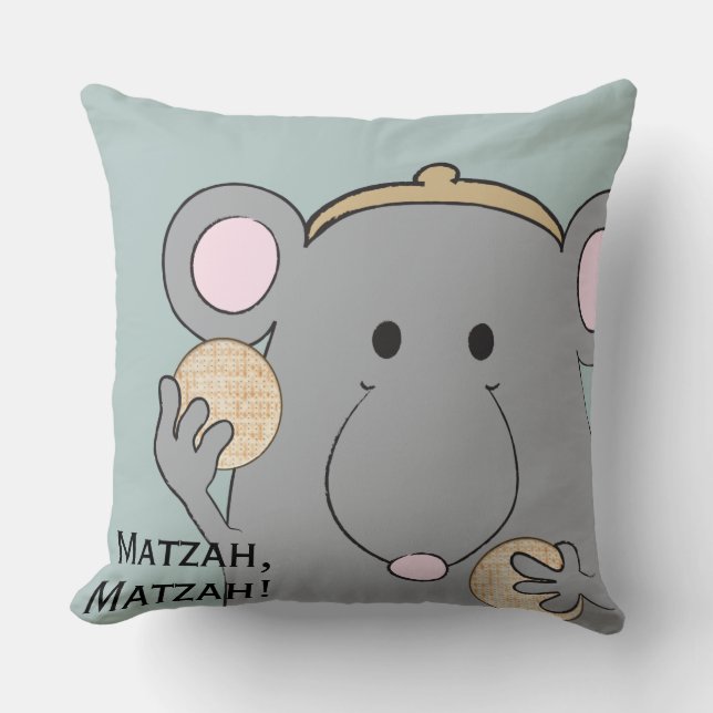 Pâque 20/20" Coussin "Matzah, Matzah !" (Recto)
