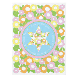 Pâque "52" x 70" Nappe "A Sweet Passover"