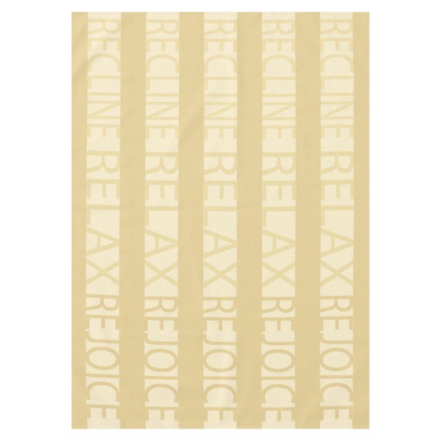 Pâque 60/84" Nappe "Passover R & R Tan" (Devant)