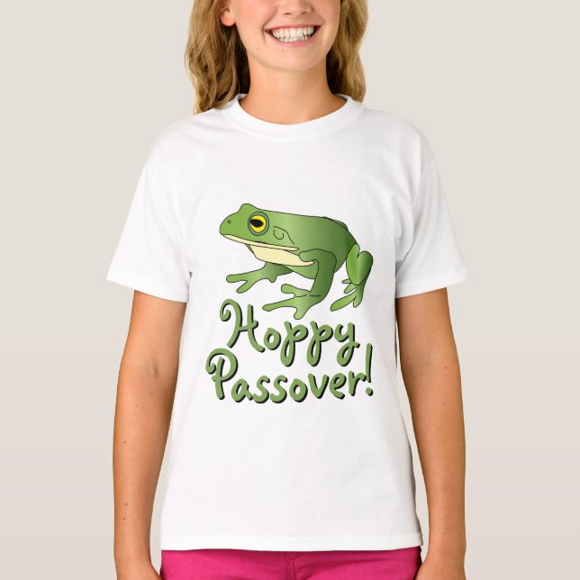 Pâque Hoppy - Grenouille simple - T-shirt Enfants (Devant)