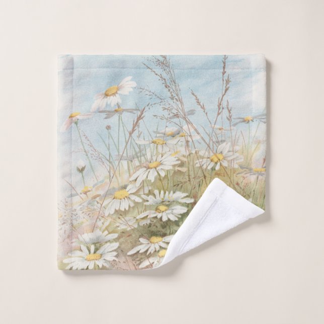 "Pâques apporte le printemps naissant"  (Gant de toilette)