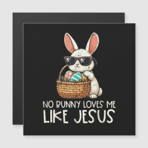 Pâques aucun lapin ne m'aime comme Jésus chrétien