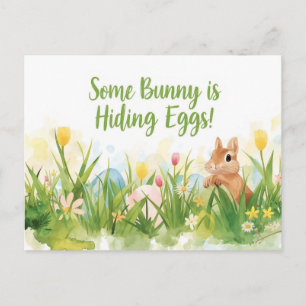 Pâques avec Lapin  Invitation à une fête de Pâques