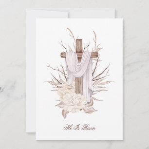 Pâques Carte Croix Il Est Risqué 