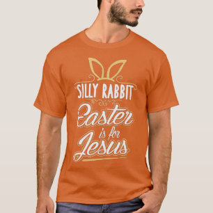 Pâques de lapin idiot pour Jésus T-shirt gigapixel