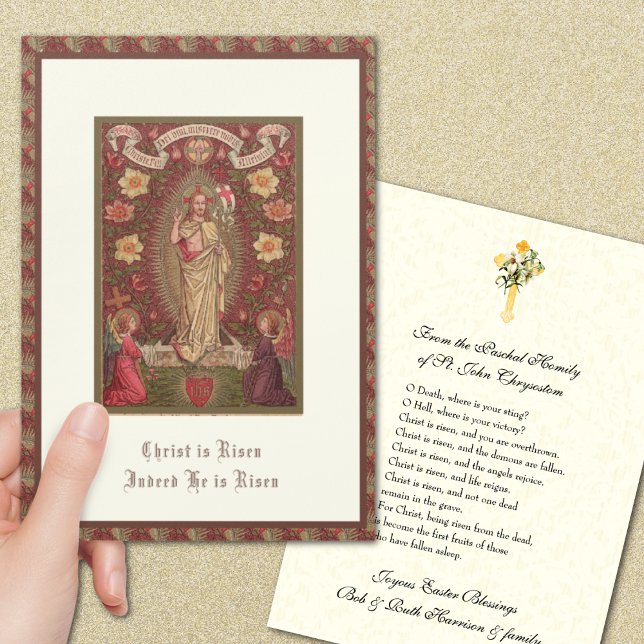 Pâques élégant Résurrection Jésus Prière (Créateur téléchargé)