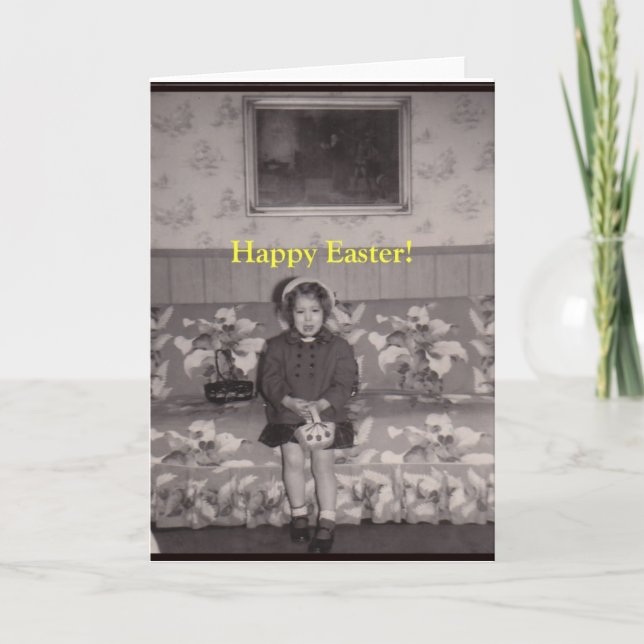 Pâques HaPPy ! Carte de vœux (Devant)