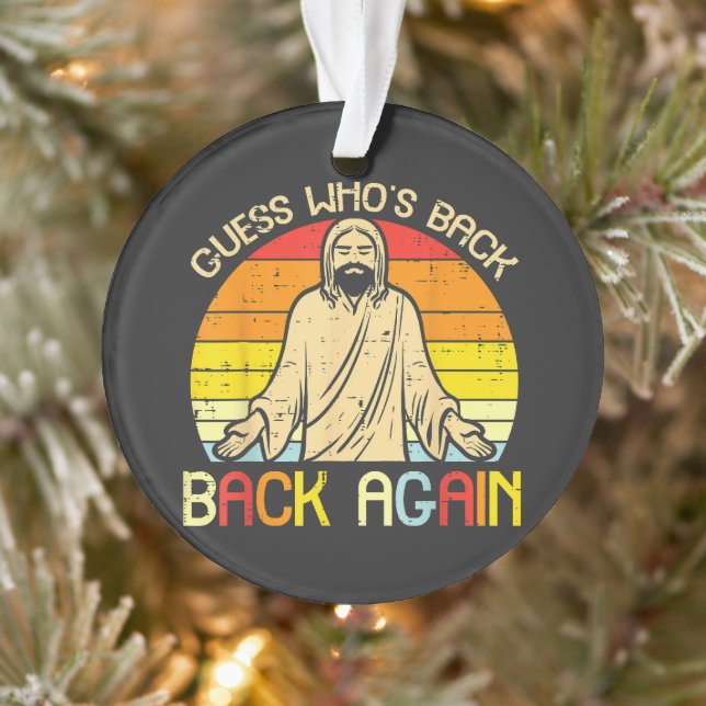 Pâques Jésus devine qui est de retour religieux ch (Arbre)
