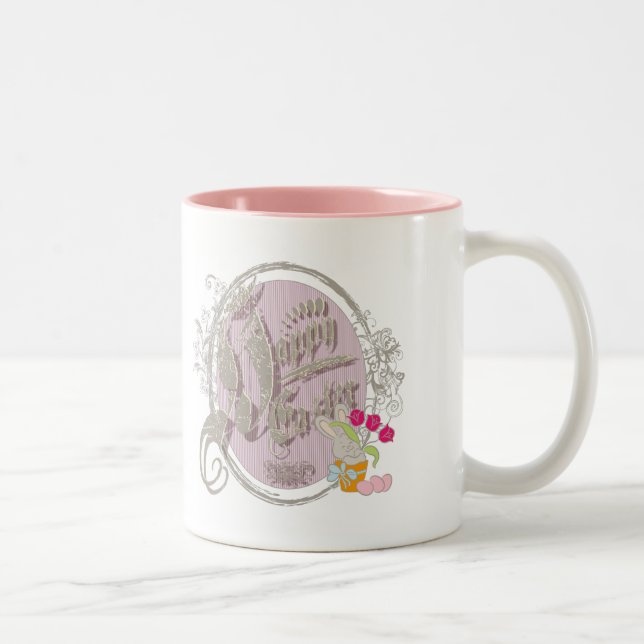 Pâques joyeuses - Café, Mug de thé, Coupe (Droit)