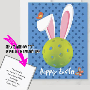 🐰 Pâques joyeuses pour Pickleballer, bleu mignon