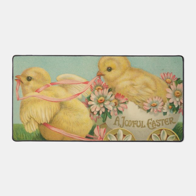 "Pâques joyeux" Carte postale vintage, vers 1915 (Recto)