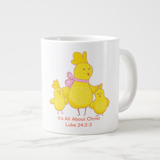 Pâques - Jumbo Mug (Devant droit)