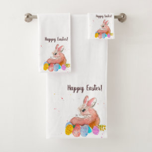 Pâques mignonne lapin Aquarelle Couleur Oeuf Beaut