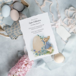 Pâques Peter Rabbit Invitation