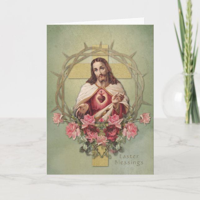 Pâques Religieux Résurrection Jésus Prière Vacance (Devant)