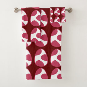 Pâques Rose Blanc Oeufs de Pâques Joyeux Pâques