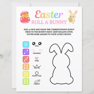 Pâques Roulez Un Jeu De Lapin