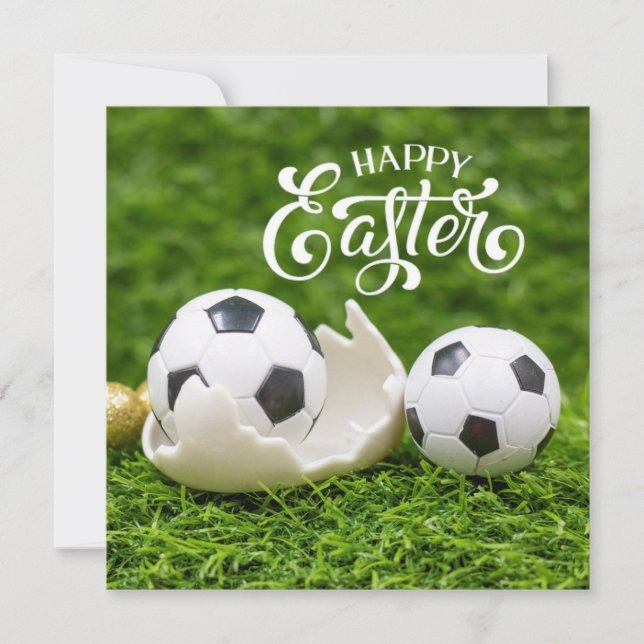 Pâques vacances avec balle de football Pâques Bunn (Devant)
