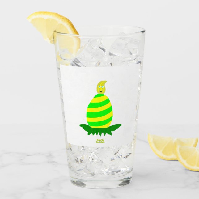 Pâques veut lunette en verre (Devant glace)