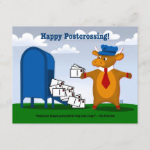 PAQUET DE 10 Cartes postales de vache postcrossing