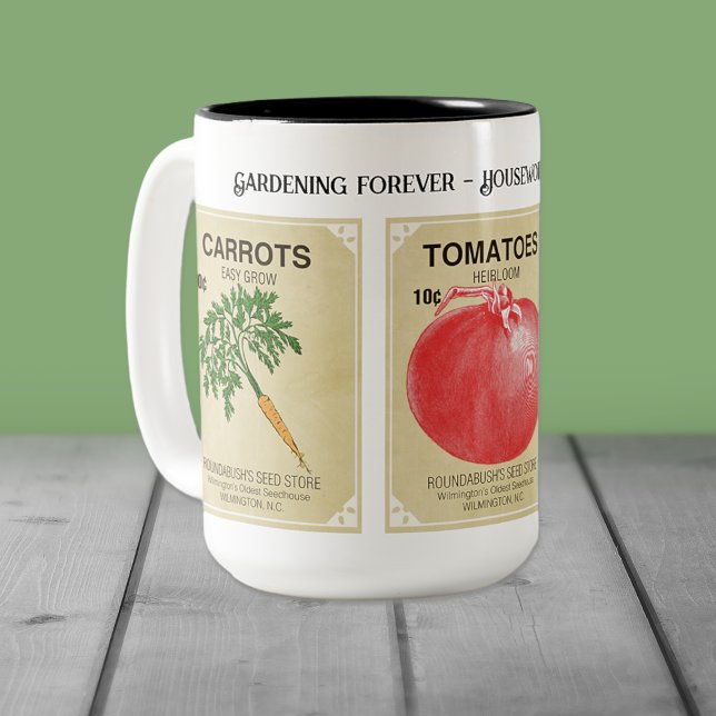 Paquet de semences vintage Gardener's Mug (Créateur téléchargé)